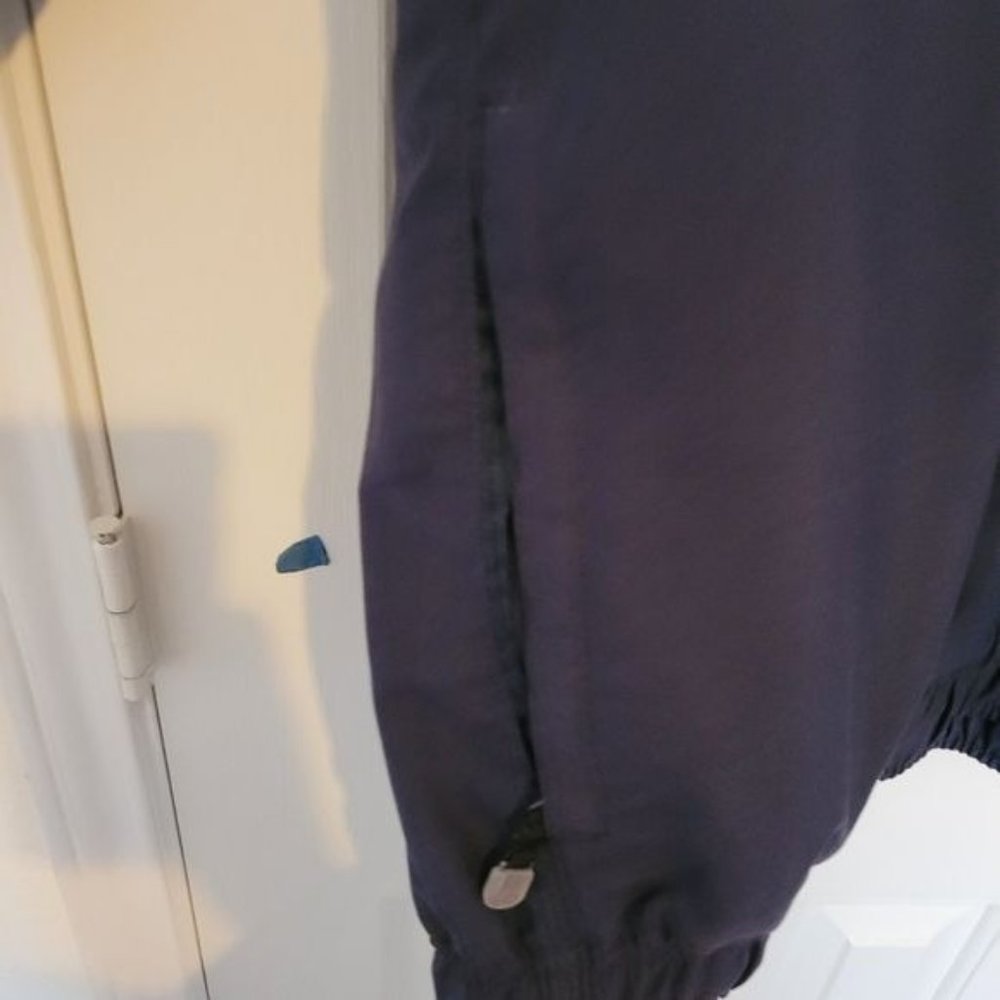 Adidas Climateshell Wind Men's Medium Purple/White Pullover Zipper Pockets Logo - Picture 4 of 7
